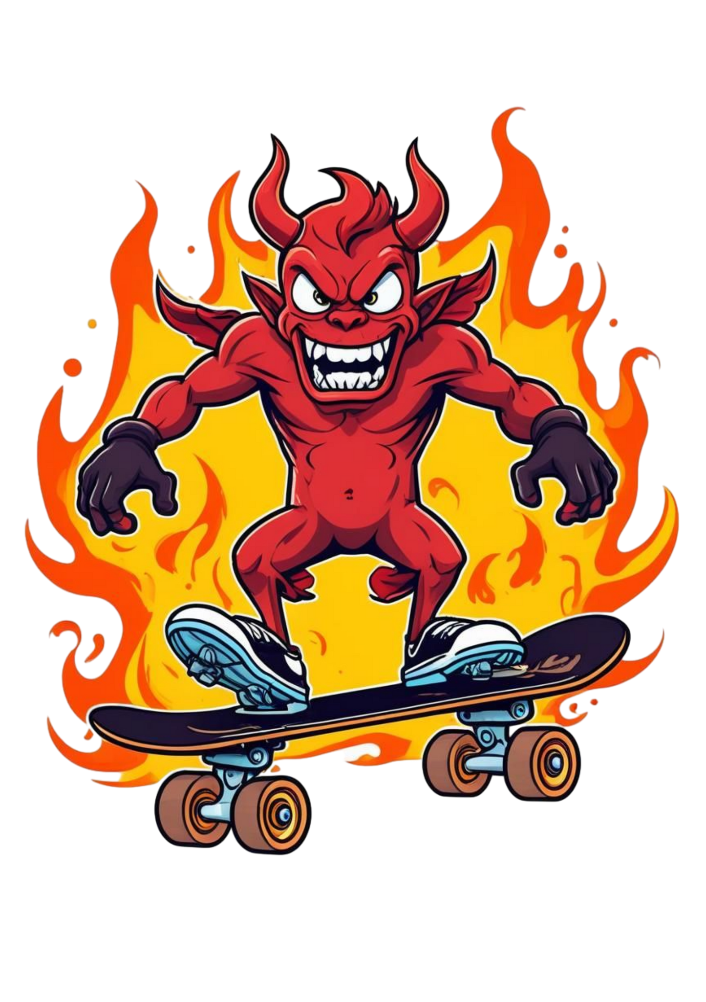 Demon Skateboarding Image