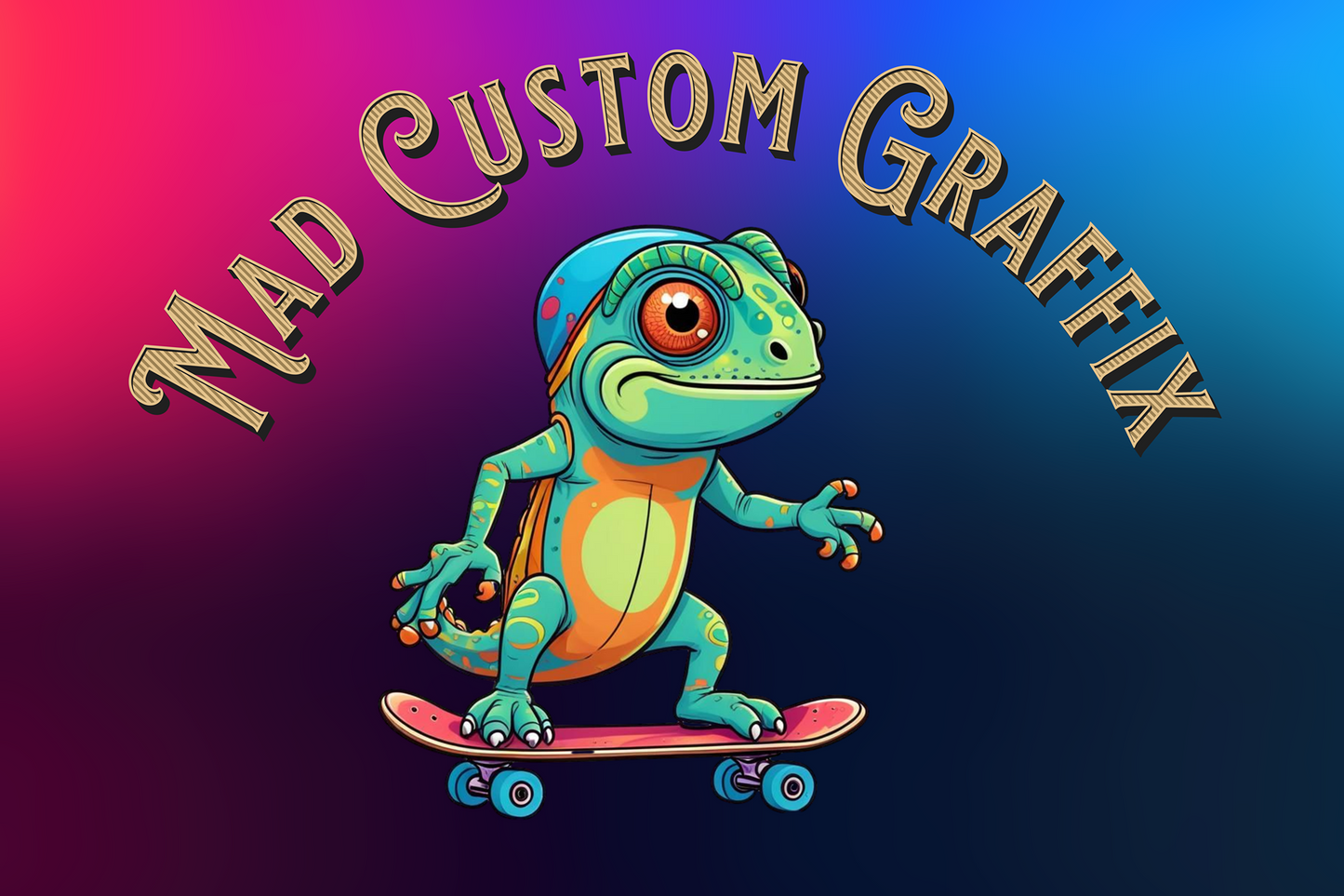 Gekko skateboarding image